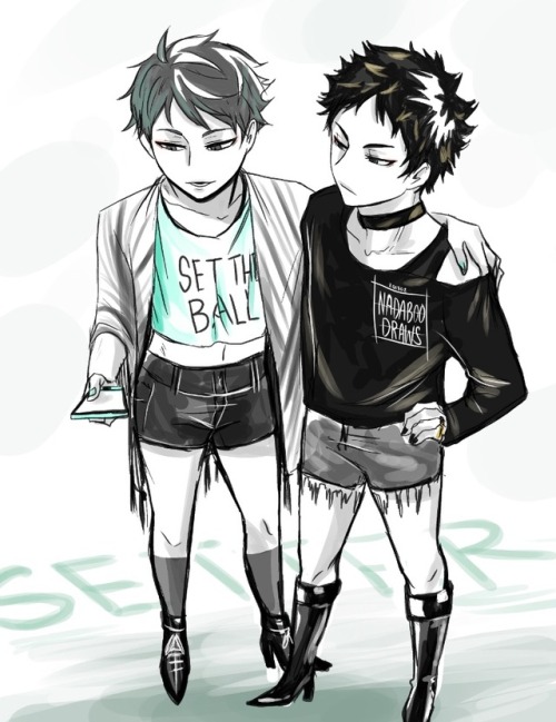 nadaboodraws:  Haikyuu!! Rarepair Ships Pt.2~ adult photos