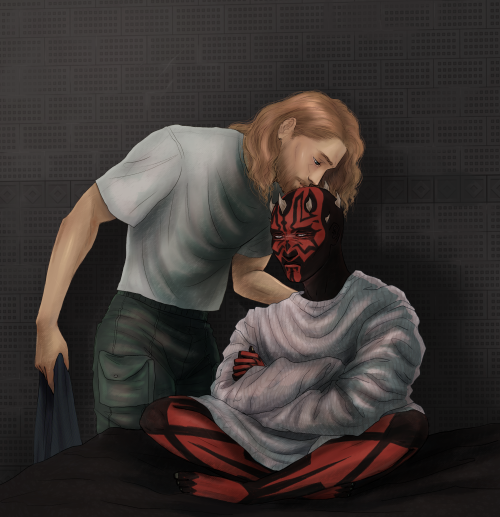 sl-walker:Obi-Wan and Maul by the divine @menemacar!  This is from Blindsided: XX.