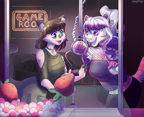 A wonderful wholesome art piece for my friend Nina! A few years ago during Megaplex we played some c