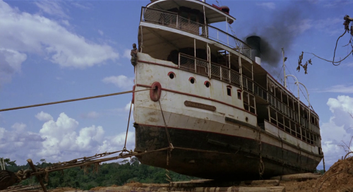 “How can anyone learn patriotism from a school book?”Fitzcarraldo, 1982Directed by Werne
