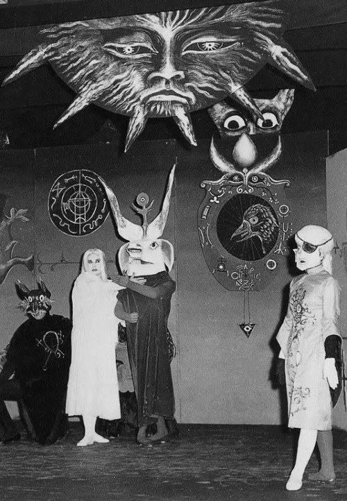 jaw8jaw: Leonora Carrington set & costumes for the play Penelope, 1957.