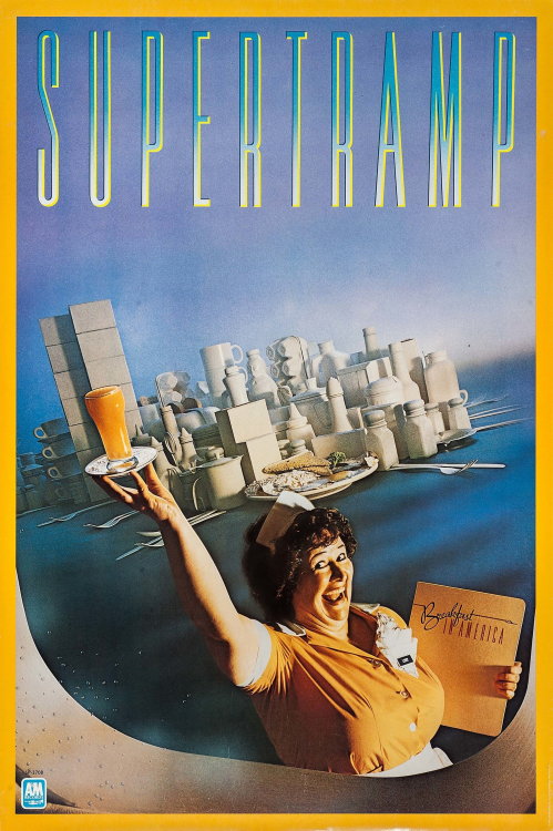 phdonohue:Poster for Supertramp - Breakfast in America (1979)