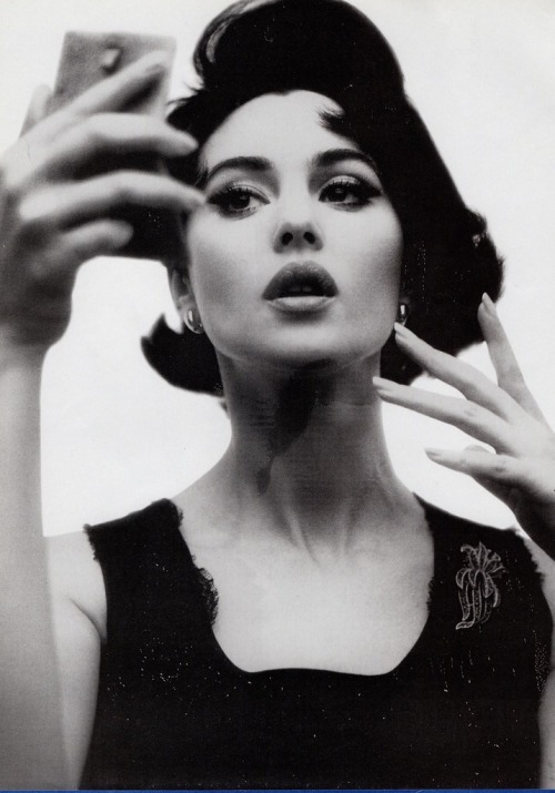 Monica Bellucci By Michel Comte For Vogue Italia 1995