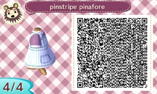 Here’s a cute pinstripe pinafore dress with flowers in the pockets. Enjoy! ♡ 
