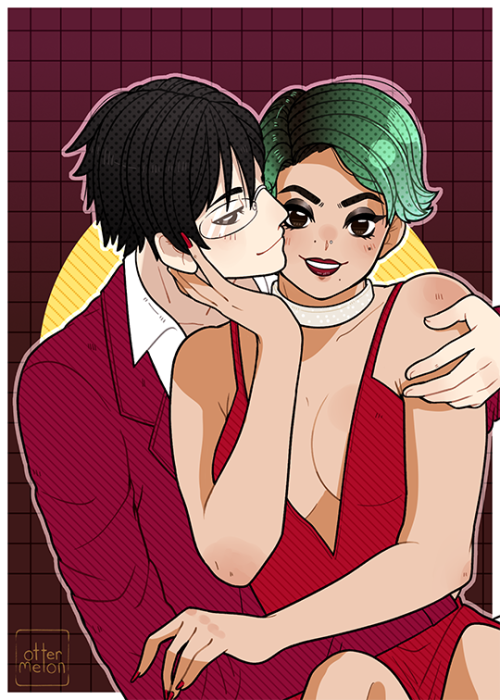  ♥️ ouran’s kyoya hosts instagram user beefy_police_cosplay in this cute couple’s commission!! ♥️ 