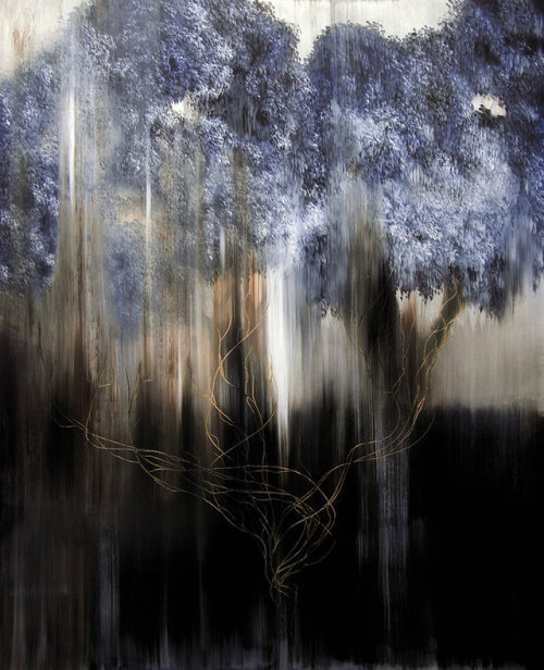 Giulia Dall'Olio (Italian, b. 1983, Bologna, Italy) - 1: G 8 21 D, 2014  2:G 8 2 D, 2014  Paintings:
