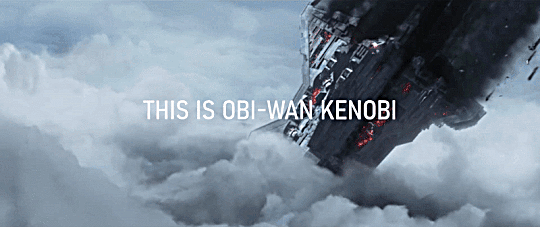 thecl0newars:The final message of Obi-Wan KenobiThis is Master Obi Wan Kenobi.  I regret to report t
