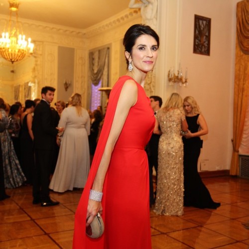 Editor-in-chief @tatler_russia Kseniya Solovieva at Tatler ball of the debutantes in Moscow tonight.