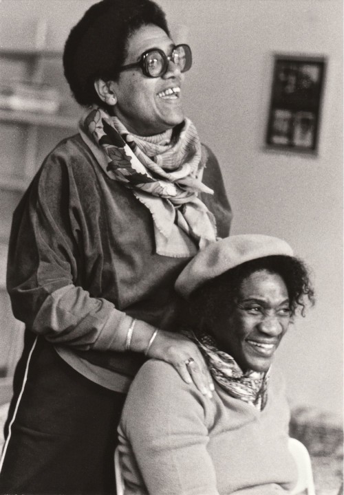 queerasfact: Three photos of Black lesbian writer and activist Audre Lorde and her partner and fello