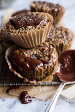 Fullcravings:  Vanilla Chia And Earl Grey Chocolate Banana Muffins