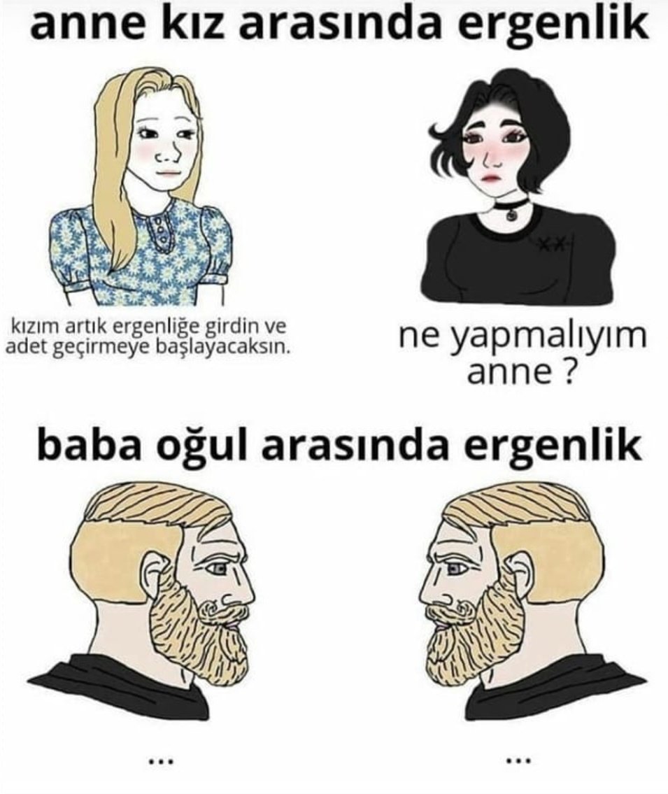 anne kız arasında ergenlik...