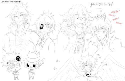 khr sketch dump of some of the suggestions !! i wanted to try and do them all but i burnt out LOL ty