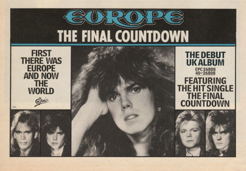 The Final Countdown by Europe, 1986