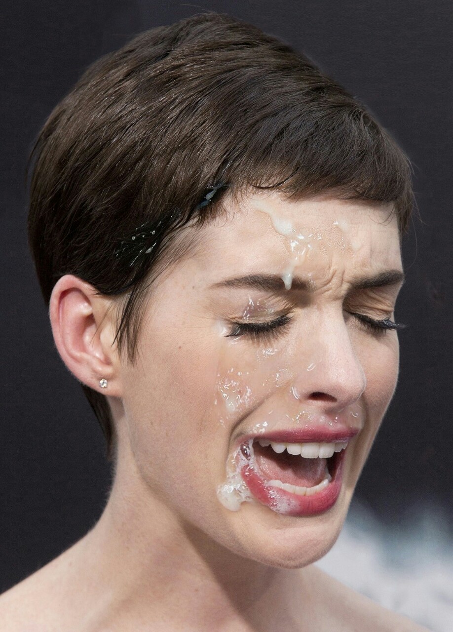 celebrityfakeappreciation:  Anne Hathaway 100% Whore! 