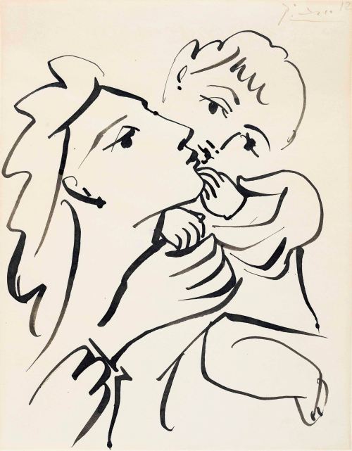 Pablo Picasso – Mère et enfant, c. 1951
