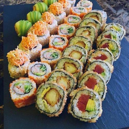 makesushi1: The best selection  Follow @makesushi1 for more sushi and go to buff.ly/2FqncRw for more