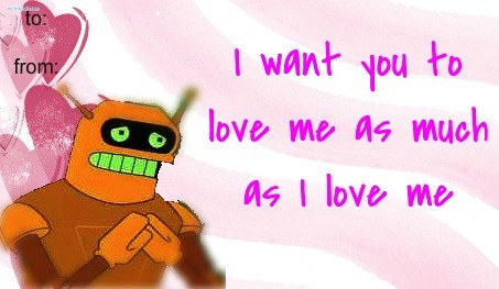 awesomegirlystuff:  Futurama Valentines: Supporting Characters! (and zoidberg) 