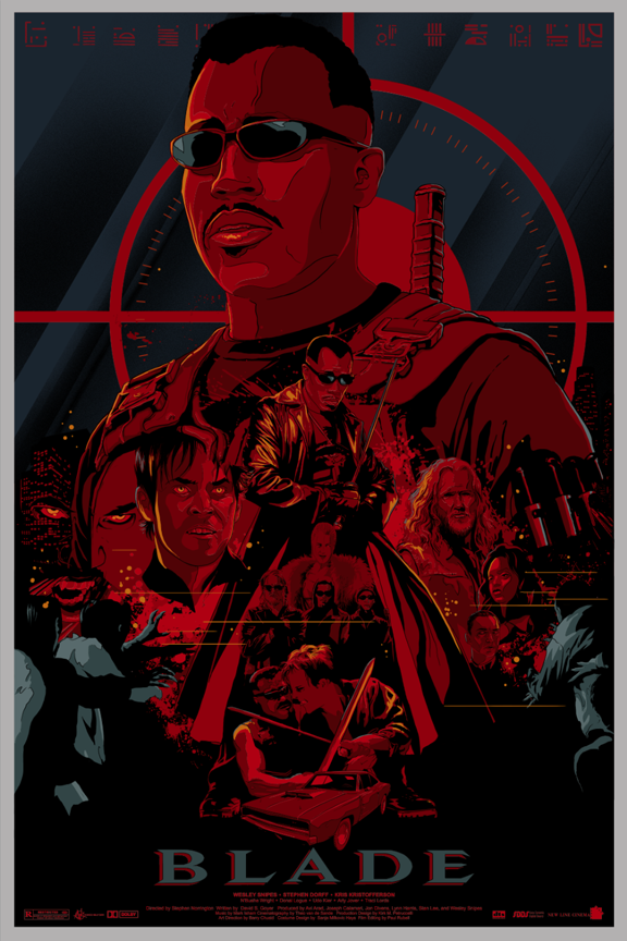 ADRIFT — draytontxcooksawyer: Blade 1998 Poster art