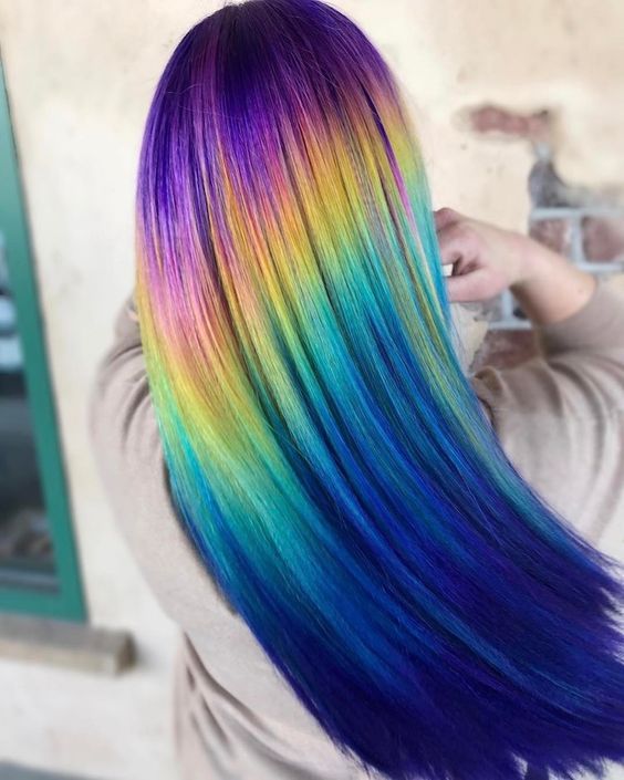 Hair Chalk — shine line hair trend ideas