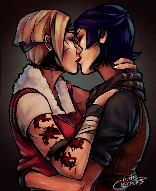 Athena and JaneyThe OTP is real. I really really fuckin love Borderlands.