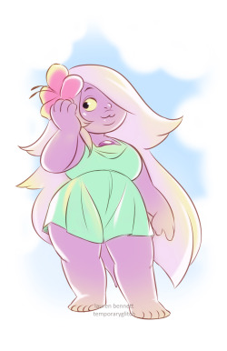 Temporaryglitch:  A Patreon Sketch Commission! They Requested Amethyst And I Wanted