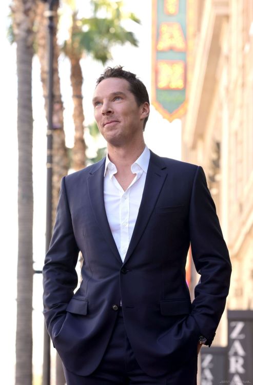 elennemigo:BENEDICT CUMBERBATCH |  Hollywood Walk of Fame Star Ceremony (February, 28th)