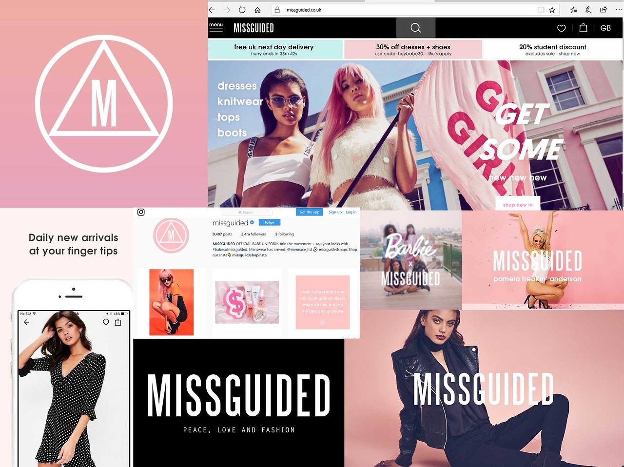 Rosie Young — Missguided is a fashion line, mostly selling...