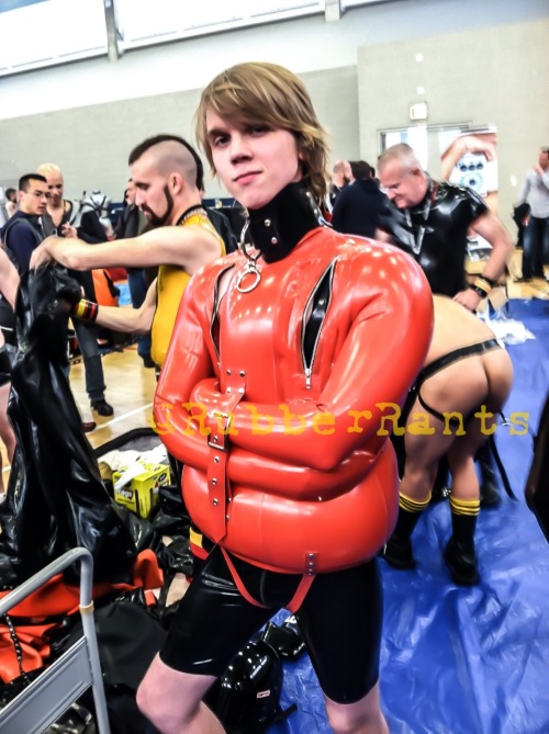 rubberrants:  Just a random cute pic of one of my boys at a past MIR :-) 