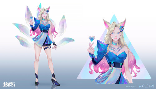 KDA All Out Ahri Rheekyohttps://www.artstation.com/artwork/oAz1nL 