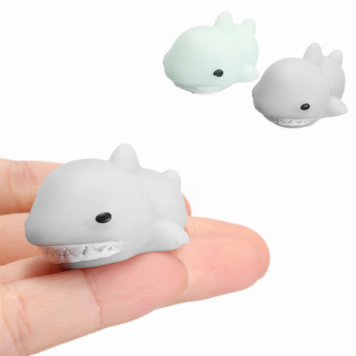 oursevenus:  Funny Cute  Mochic Squishy Toys to Take Away Your PressureClick the below links to take them home~1.  Blue Pig          ★▽☆     Cat2.  Dingding      ★▽☆     Shark3.  Pink Bunny   ★▽☆     Rabbit4.  Polar