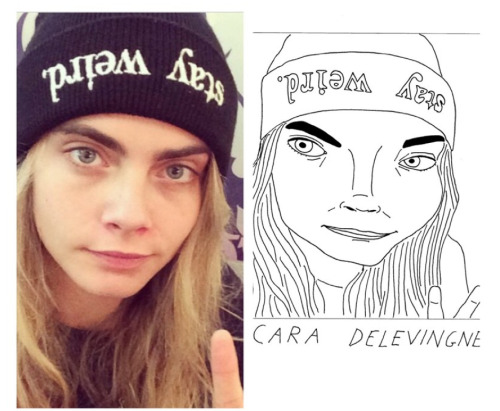 BADLY DRAWN MODELSSean Ryan is the amateur artist behind our new favorite Instagram account, Badly D