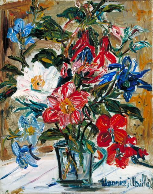 Vase de Fleurs, Maurice Utrillo, 1938, TatePurchased 1939Size: support: 241 x 190 mmMedium: Oil pain