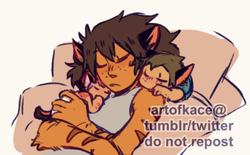 artofkace:Catra w/the bbs for a ko-fi request and then some other ko-fi request glitradora family st