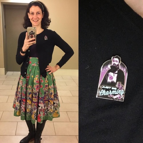 Carnival skirt + #landocalrissian pin= perfect #mardigras outfit!  www.instagram.com/p/BuoUM