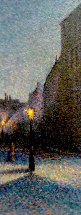 Rue Ravignan, Paris (Detail)  -    Maximilien Luce , 1893French, 1858-1941Oil on canvas,21 9/16 × 29