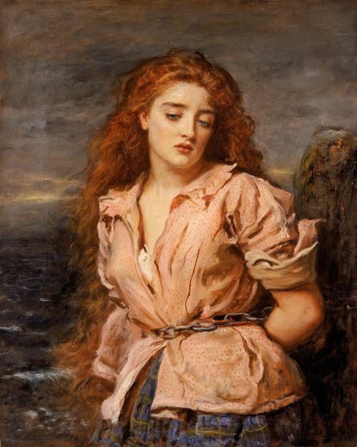 John Everett Millais - The Martyr of the Solway (1871)