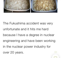 jayiray:melrows:pajamasecrets:PLEASE JUST SHOW ME THE CASSEROLE RECIPEFor a split second my dumbass thought the Fukushima nuclear accident had fried the rice