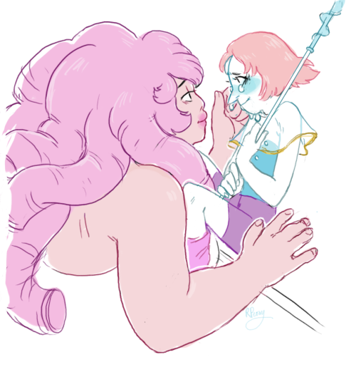 royalpeony:  rose comforting lil’ pearl porn pictures