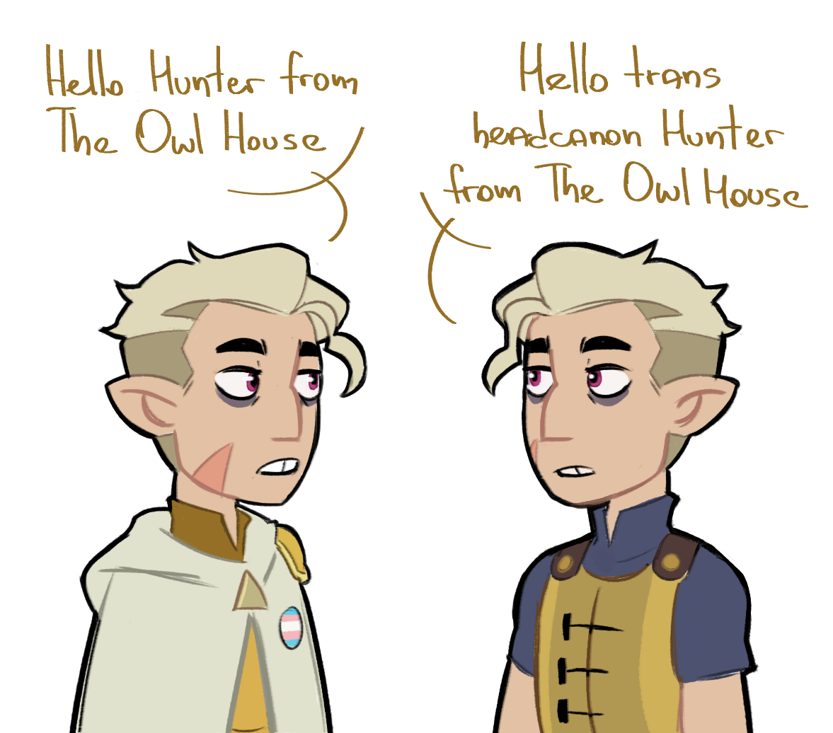 Is hunter trans the owl house