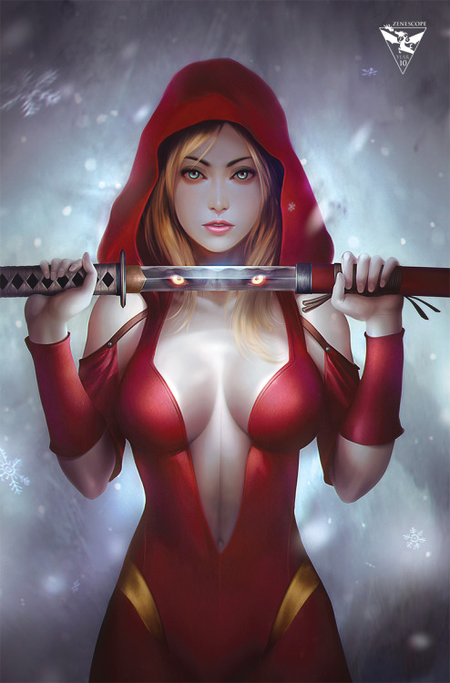 moonlightgear:senseorsensuality:Red Riding Hood 10th Anniversary by megurobonin  Lake of Amazing Art