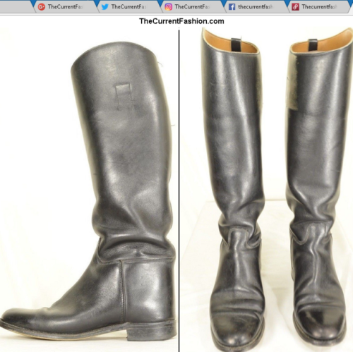 Marlborough boots black leathertall, black leather, Style 1591XWLBDT/CIncludes wooden boot jack pict