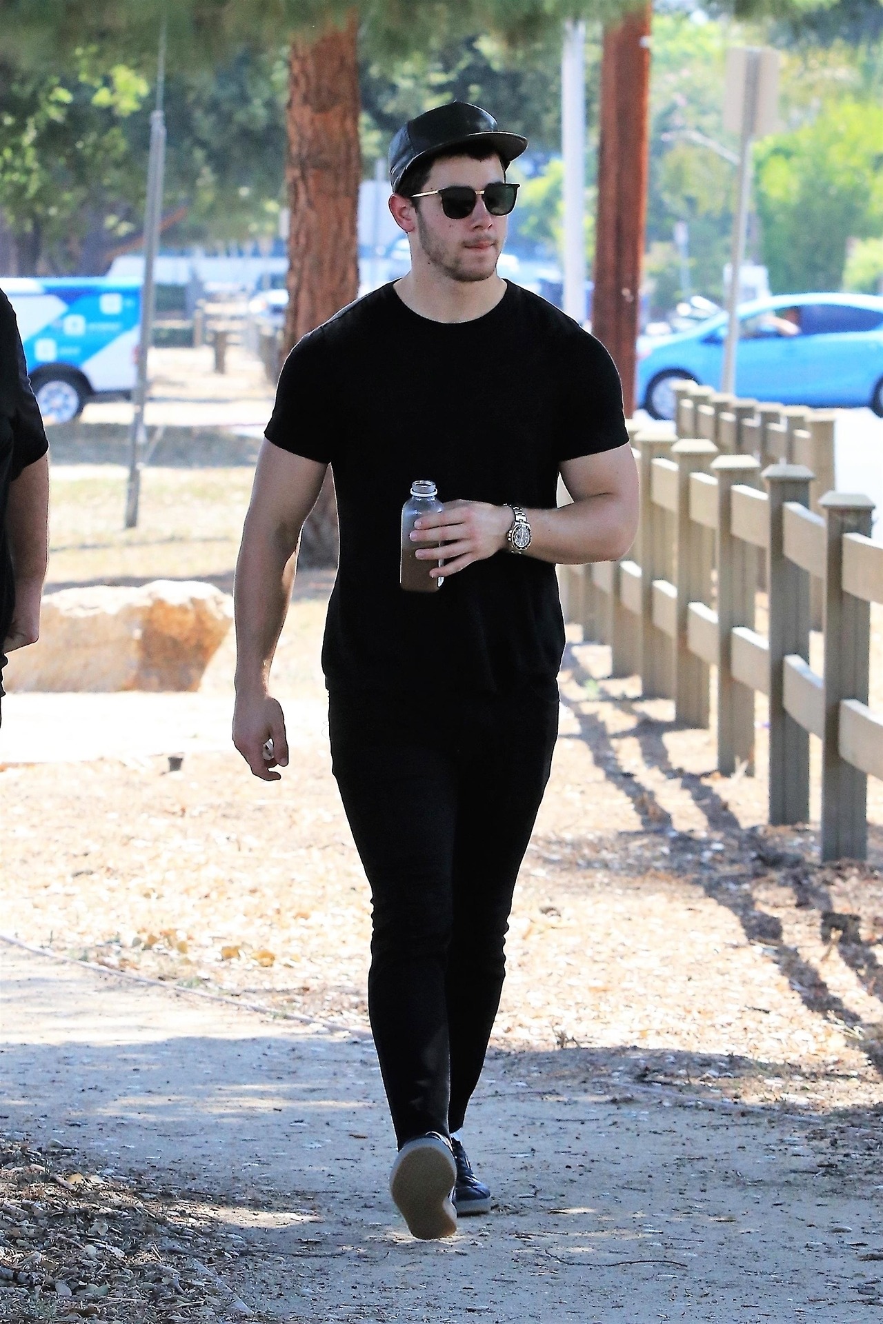 jobrosnews:September 06: Nick Jonas spotted out in Studio City in Los Angeles, California.