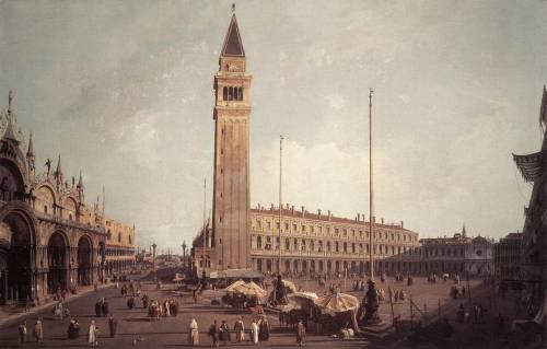artist-canaletto: Piazza San Marco: Looking South West, 1757, CanalettoMedium: oil,canvas