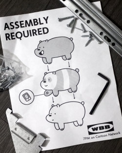 Wedrawbears: Tune In Today For Some Awesome We Bare Bear Shorts At 7!!! “Assembly