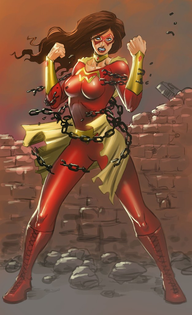 fantasy-scifi:  Mighty Woman Chainsby Taclobanon