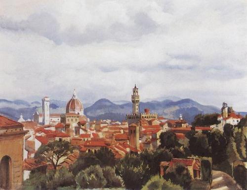 zinaida-serebriakova:Florence, 1949, Zinaida Serebriakova