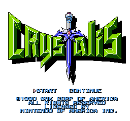 the-ankle-rocker:  Crystalis - NES - SNK: Black screens, white text. Not much more… but it still gives me chills. I love this game.