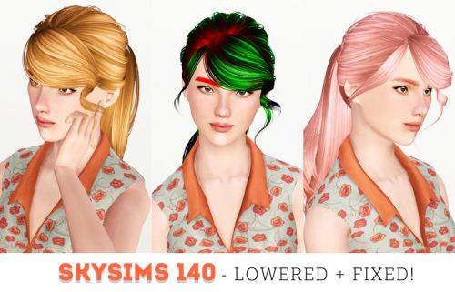  Skysims 140 - Lowered, Revamped, Fixed!No longer needs Pets EP to appear! Better retexturing, as 