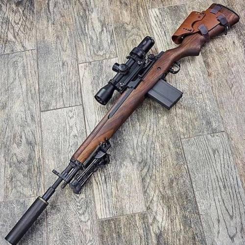 thunderboltii:  die-insel-der-seligen:  Springfield M1A rifle   Beautiful.