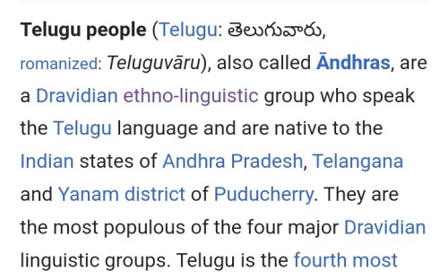 I Swear Indian And Telugu Aren't The Same Thing Right? Maybe I'm Slow
